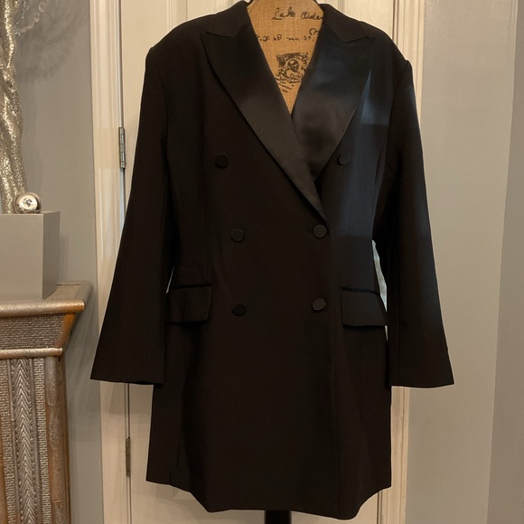 H&M Jackets & Blazers - H&M Tuxedo Jacket Dress